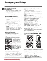 Предварительный просмотр 42 страницы Indesit DIFP48 Operating Instructions Manual