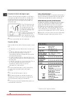 Предварительный просмотр 58 страницы Indesit DIFP48 Operating Instructions Manual