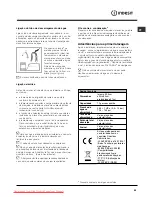 Предварительный просмотр 69 страницы Indesit DIFP48 Operating Instructions Manual