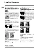 Preview for 6 page of Indesit DIS 04 Operating Instructions Manual