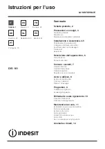 Indesit DIS 161 Operating Instructions Manual preview