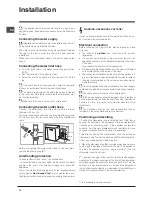 Предварительный просмотр 14 страницы Indesit DISR 16B Operating Instructions Manual