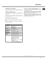 Preview for 11 page of Indesit DISR 57M17 Operating Instructions Manual