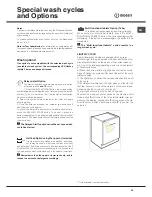 Preview for 29 page of Indesit DISR 57M17 Operating Instructions Manual