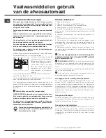 Preview for 38 page of Indesit DISR 57M17 Operating Instructions Manual