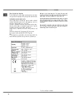 Preview for 44 page of Indesit DISR 57M17 Operating Instructions Manual