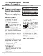 Preview for 46 page of Indesit DISR 57M17 Operating Instructions Manual