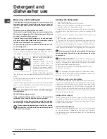 Предварительный просмотр 10 страницы Indesit DISR 57M9 Operating Instructions Manual