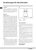 Preview for 22 page of Indesit DP 1TC Instructions For Use Manual