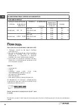 Preview for 62 page of Indesit DP 1TC Instructions For Use Manual