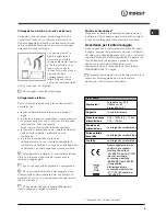 Предварительный просмотр 3 страницы Indesit DPG 015 Operating Instructions Manual