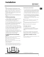 Предварительный просмотр 13 страницы Indesit DPG 015 Operating Instructions Manual