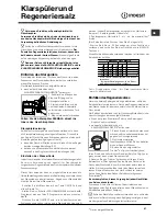 Предварительный просмотр 41 страницы Indesit DPG 015 Operating Instructions Manual