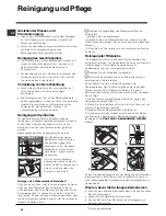 Предварительный просмотр 42 страницы Indesit DPG 015 Operating Instructions Manual