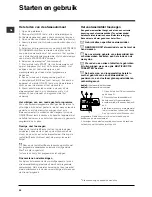 Предварительный просмотр 50 страницы Indesit DPG 015 Operating Instructions Manual