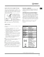 Предварительный просмотр 69 страницы Indesit DPG 015 Operating Instructions Manual