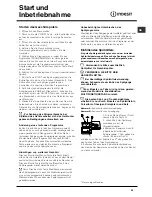 Preview for 39 page of Indesit DPG 15 Operating Instructions Manual