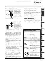 Preview for 27 page of Indesit DRYER WIDL 126 S Instructions For Use Manual