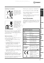 Предварительный просмотр 51 страницы Indesit DRYER WIDL 126 S Instructions For Use Manual