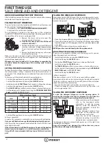 Предварительный просмотр 2 страницы Indesit DSFE 1B10 Daily Reference Manual