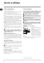 Предварительный просмотр 6 страницы Indesit DSG 051 Operating Instructions Manual