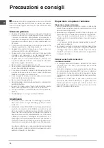 Предварительный просмотр 10 страницы Indesit DSG 051 Operating Instructions Manual