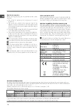 Предварительный просмотр 14 страницы Indesit DSG 051 Operating Instructions Manual