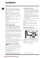 Предварительный просмотр 2 страницы Indesit DSG 263 Operating Instructions Manual