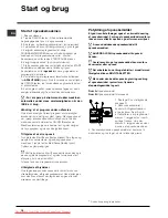 Предварительный просмотр 18 страницы Indesit DSG 263 Operating Instructions Manual