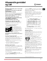 Предварительный просмотр 21 страницы Indesit DSG 263 Operating Instructions Manual