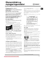 Предварительный просмотр 33 страницы Indesit DSG 263 Operating Instructions Manual