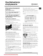 Предварительный просмотр 57 страницы Indesit DSG 263 Operating Instructions Manual