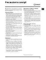 Предварительный просмотр 11 страницы Indesit DSG 573 Operating Instructions Manual