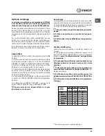 Предварительный просмотр 31 страницы Indesit DSG 573 Operating Instructions Manual