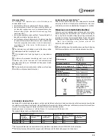 Предварительный просмотр 39 страницы Indesit DSG 573 Operating Instructions Manual