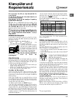 Предварительный просмотр 45 страницы Indesit DSG 573 Operating Instructions Manual