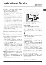 Предварительный просмотр 27 страницы Indesit DSG 5741 Operating Instructions Manual