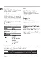 Предварительный просмотр 52 страницы Indesit DSG 5741 Operating Instructions Manual