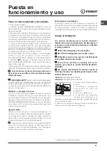 Предварительный просмотр 67 страницы Indesit DSG 5741 Operating Instructions Manual