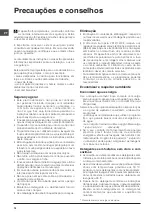 Предварительный просмотр 74 страницы Indesit DSG 5741 Operating Instructions Manual