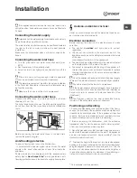 Preview for 7 page of Indesit DSR 15B Operating Instructions Manual