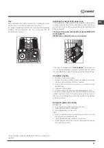 Preview for 29 page of Indesit DSR 15B1 Operating Instructions Manual