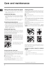 Preview for 32 page of Indesit DSR 15B1 Operating Instructions Manual