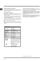 Preview for 56 page of Indesit DSR 15B1 Operating Instructions Manual