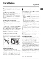 Предварительный просмотр 7 страницы Indesit DSR 15B3 Operating Instructions Manual