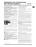 Preview for 43 page of Indesit DSR 57M19 Operating Instructions Manual