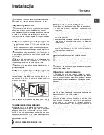 Preview for 49 page of Indesit DSR 57M19 Operating Instructions Manual