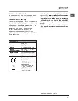 Preview for 73 page of Indesit DSR 57M19 Operating Instructions Manual