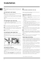 Предварительный просмотр 4 страницы Indesit DSR 57M96 Operating Instructions Manual