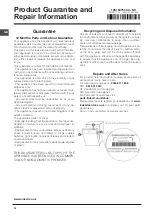 Предварительный просмотр 16 страницы Indesit DSR 57M96 Operating Instructions Manual